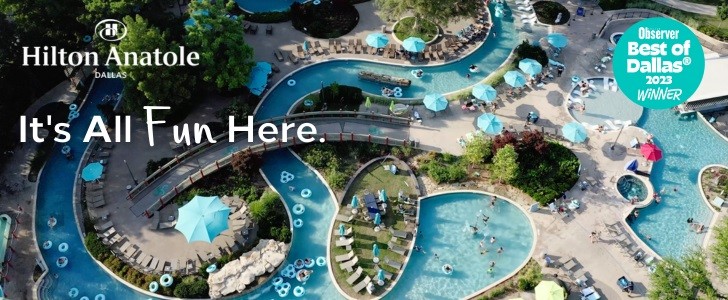 Summer is nearly here – Book your getaway now at Hilton Anatole and experience the Best Pool in Dallas.