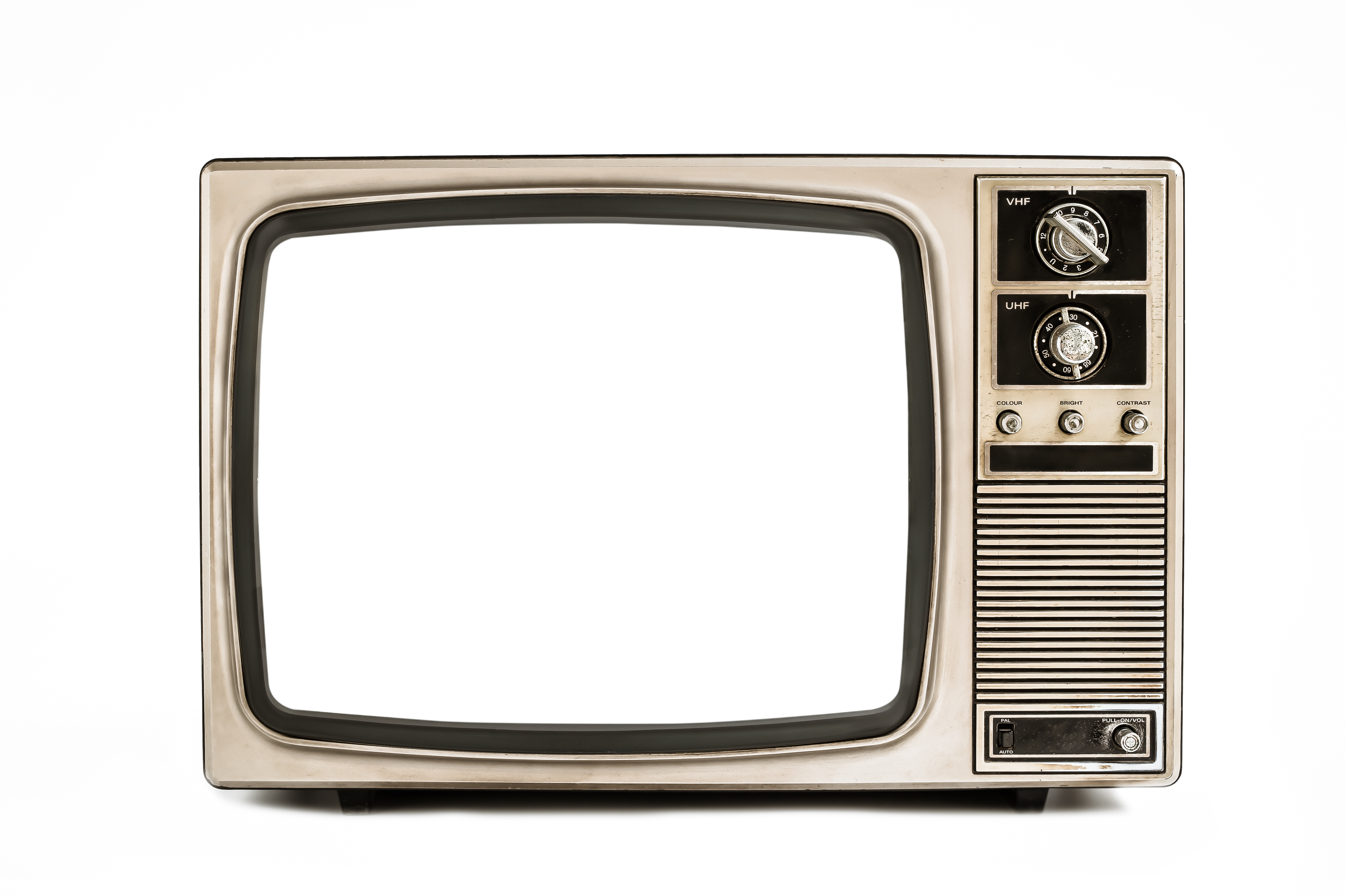old school tv set