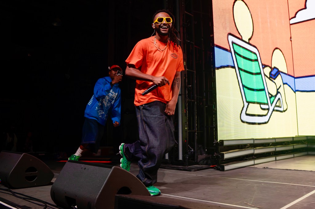 Man on stage