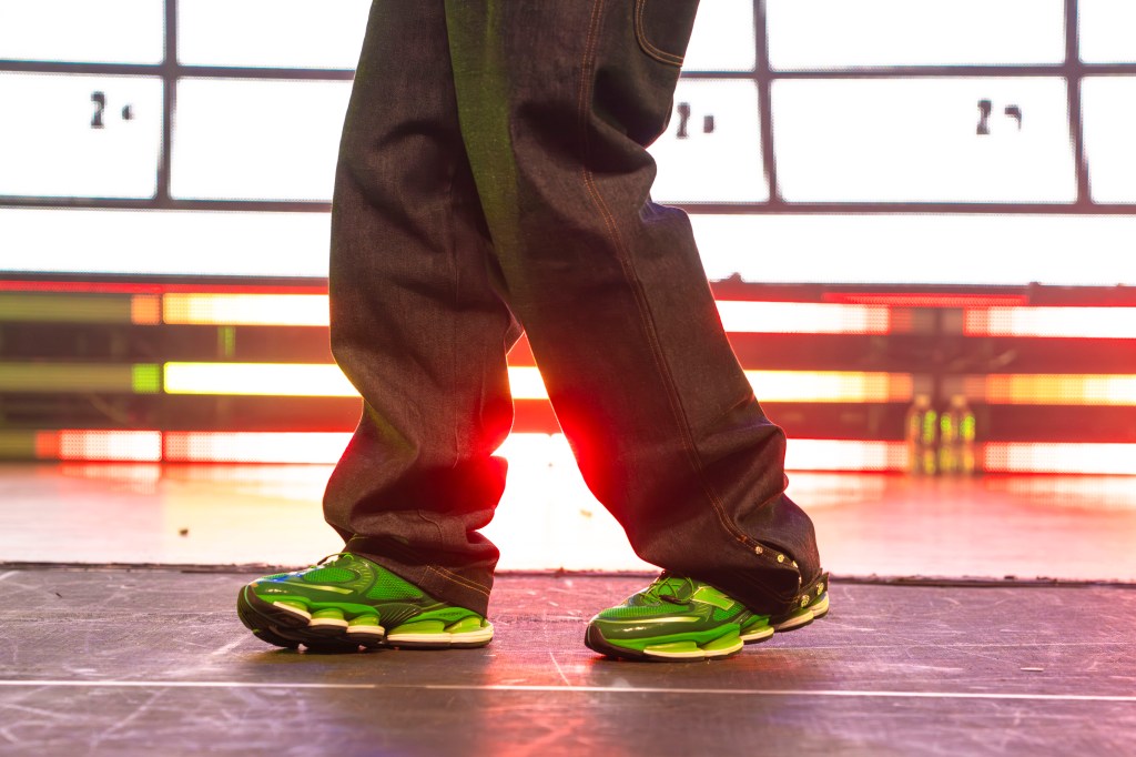Man on stage