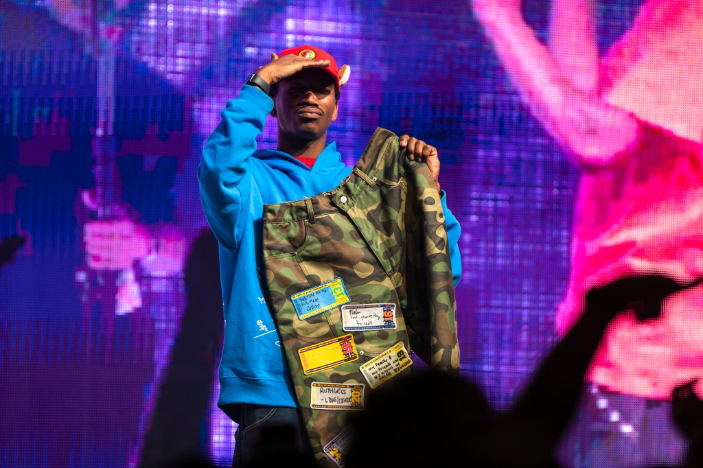 Man on stage