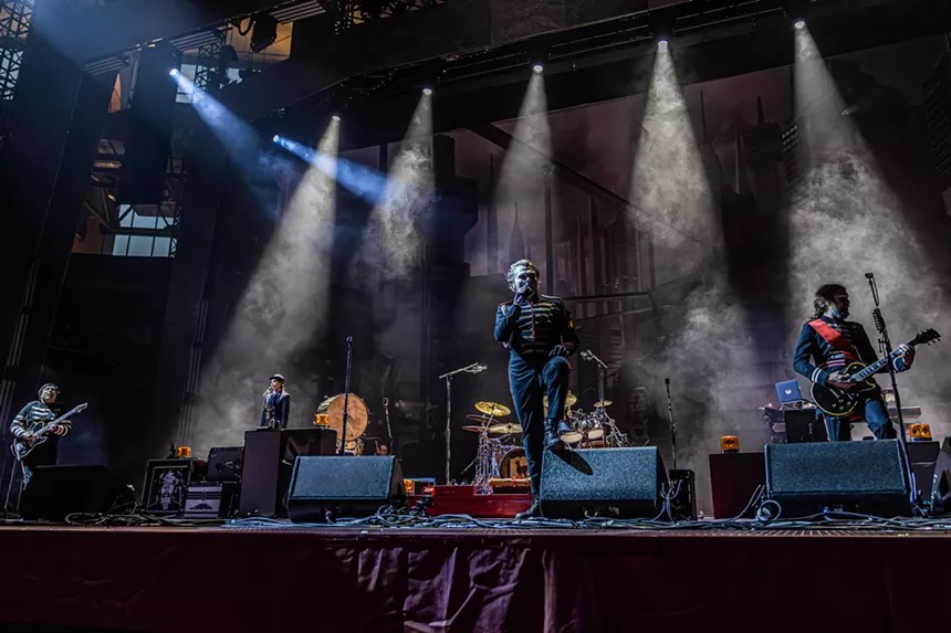 Band on stage