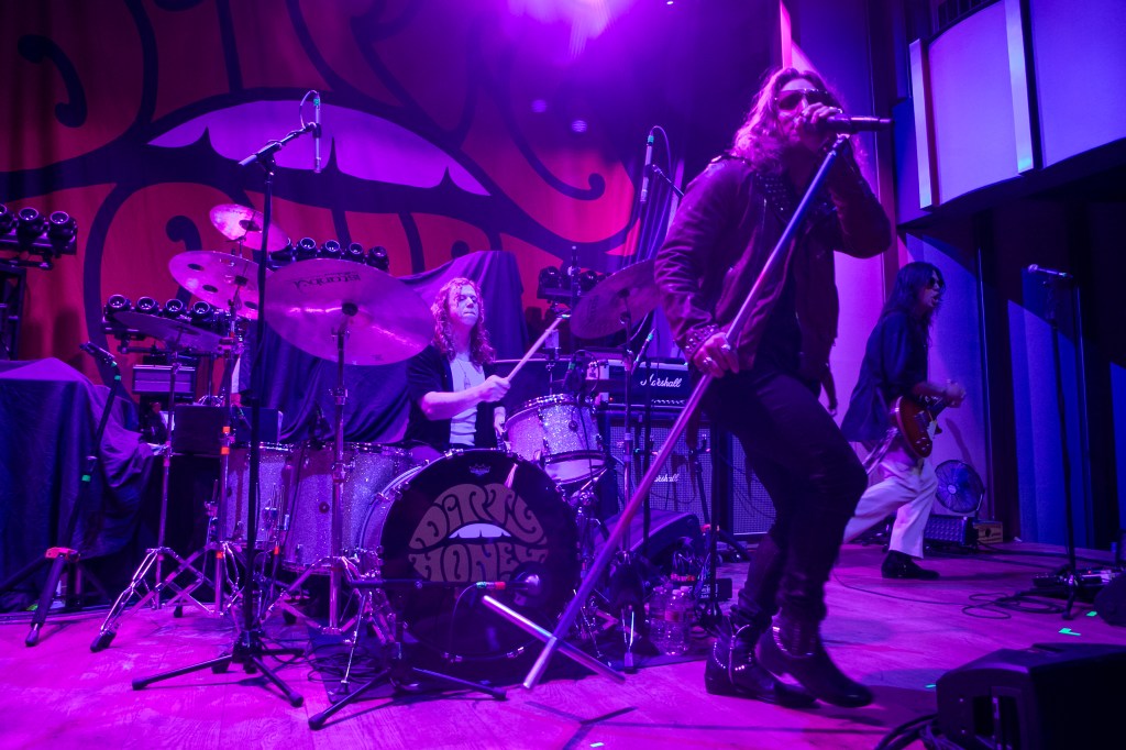 Band on stage