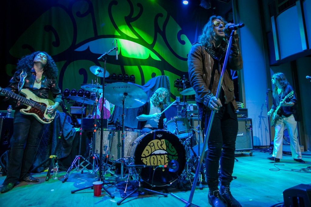 Band on stage