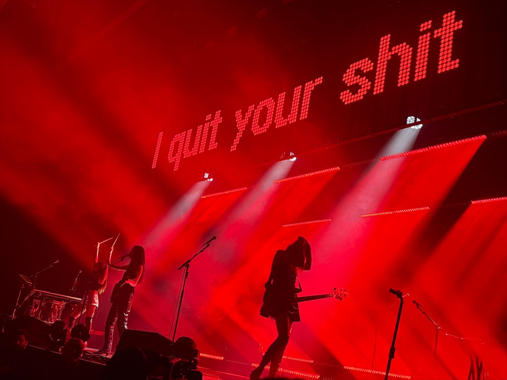 Band on stage
