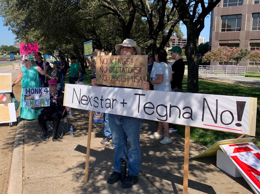 Nexstar Protester No Kings