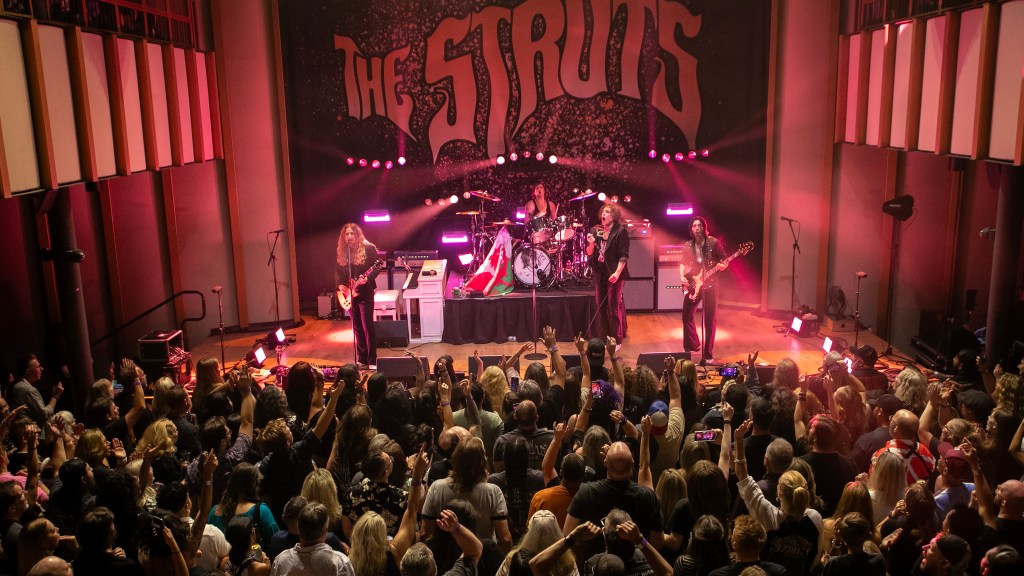 Band on stage