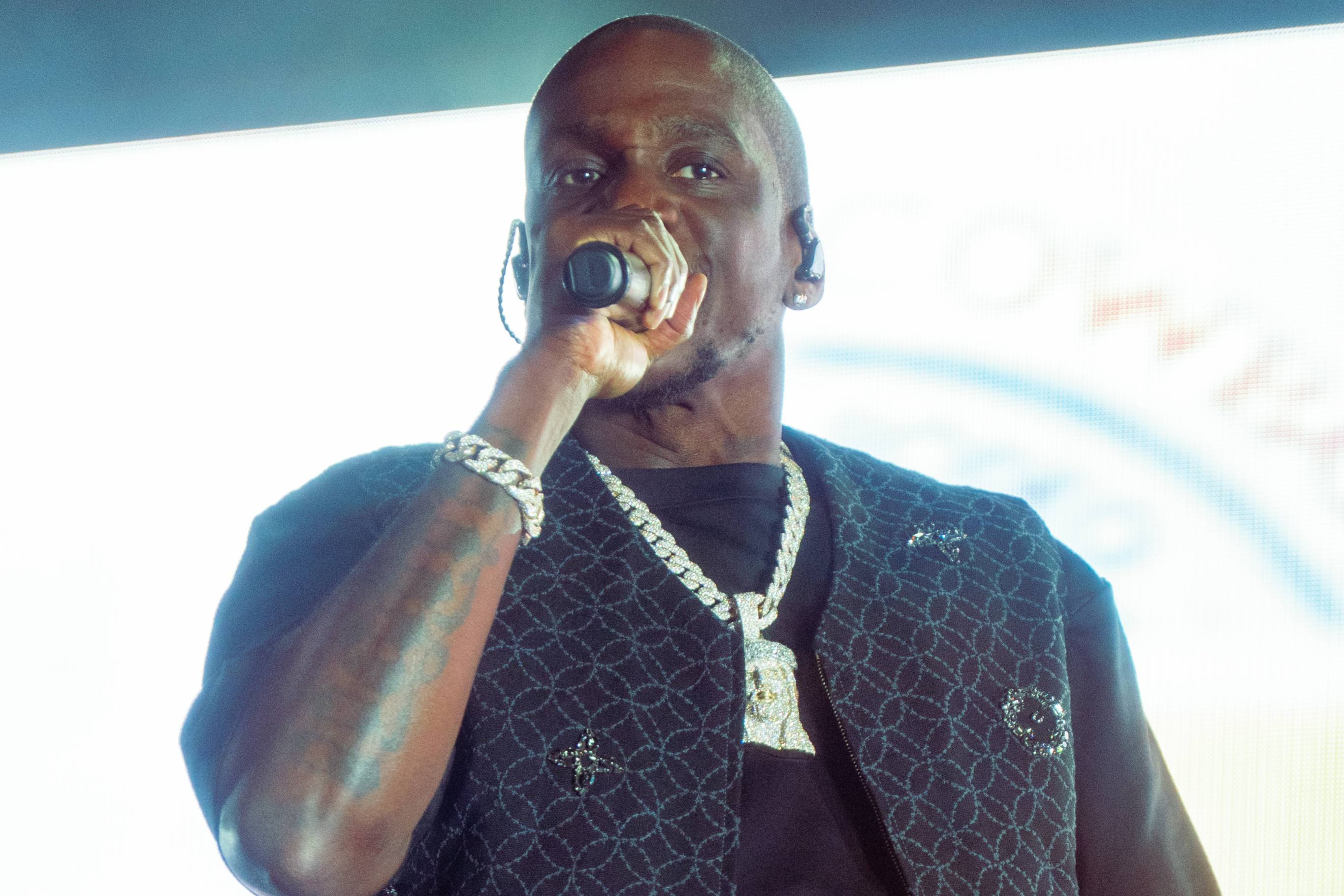 Man performing on stage