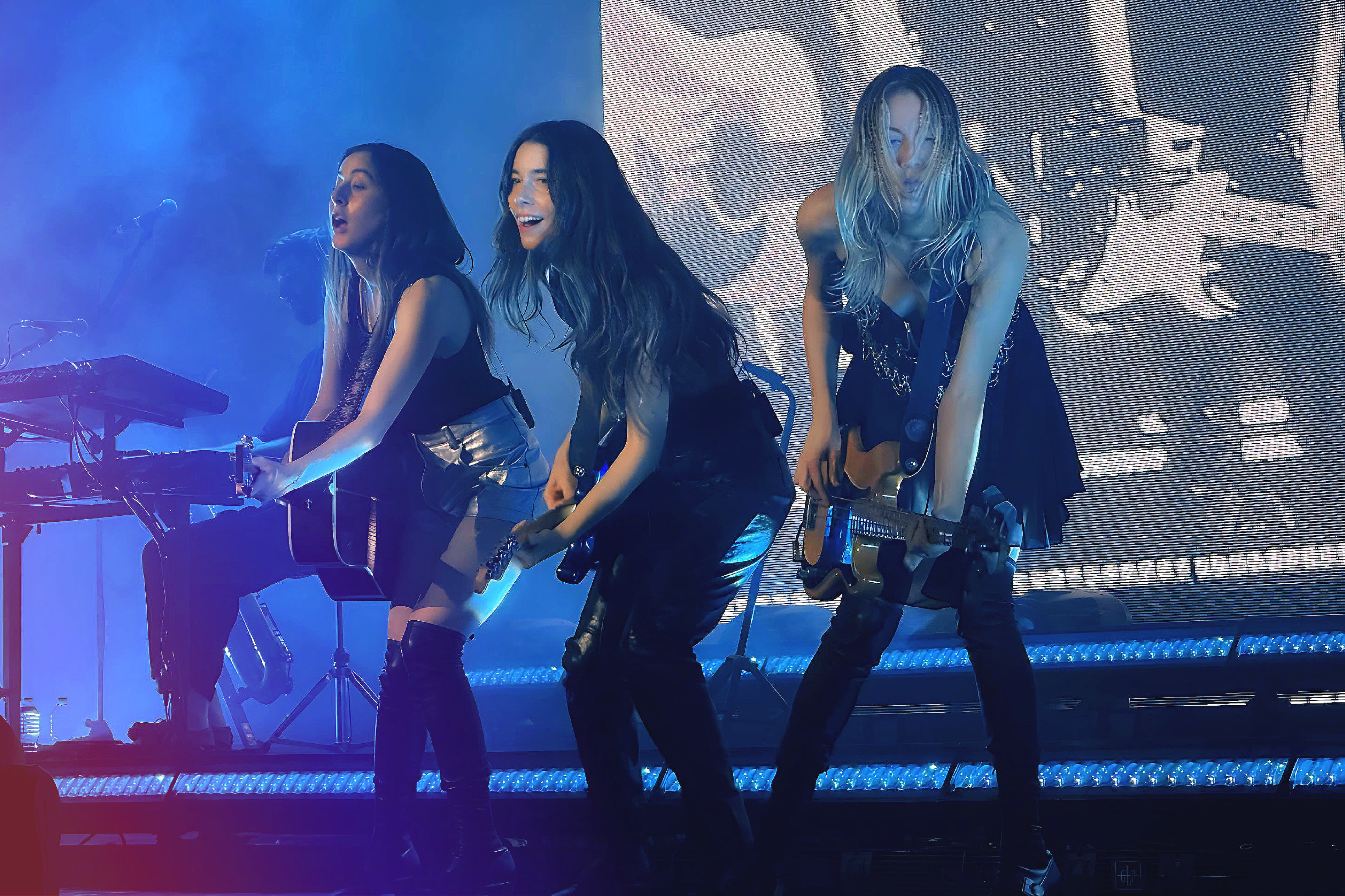 Band on stage