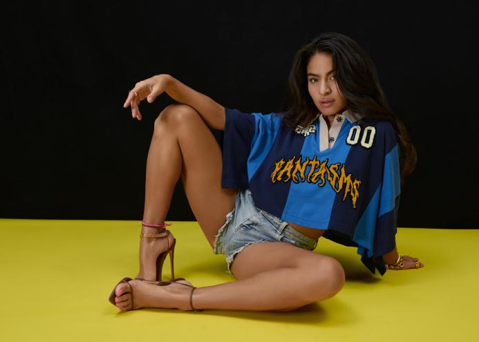 Woman posing