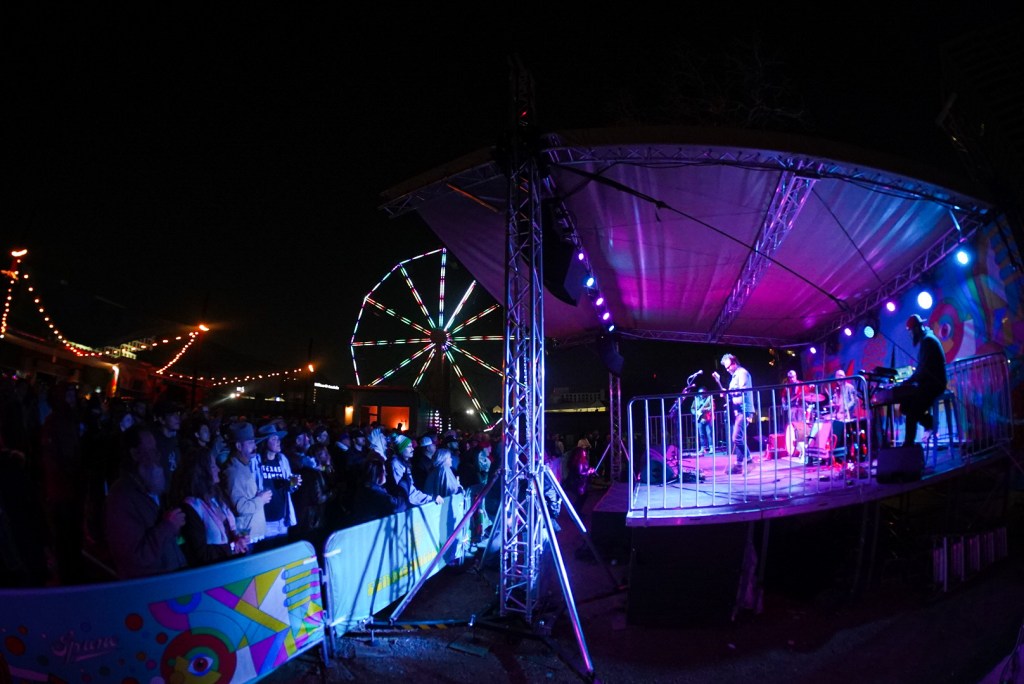 Band on stage