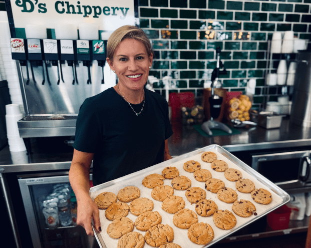 Amy Broad at JD's Chippery