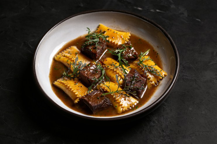 Wagyu beef cheek agnolotti