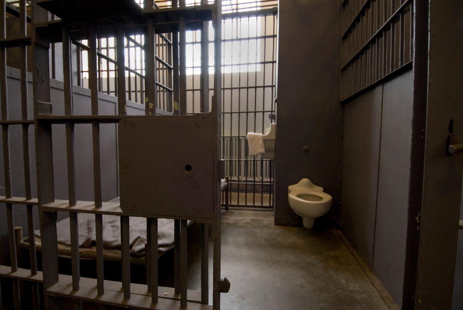 Jail cell in prison