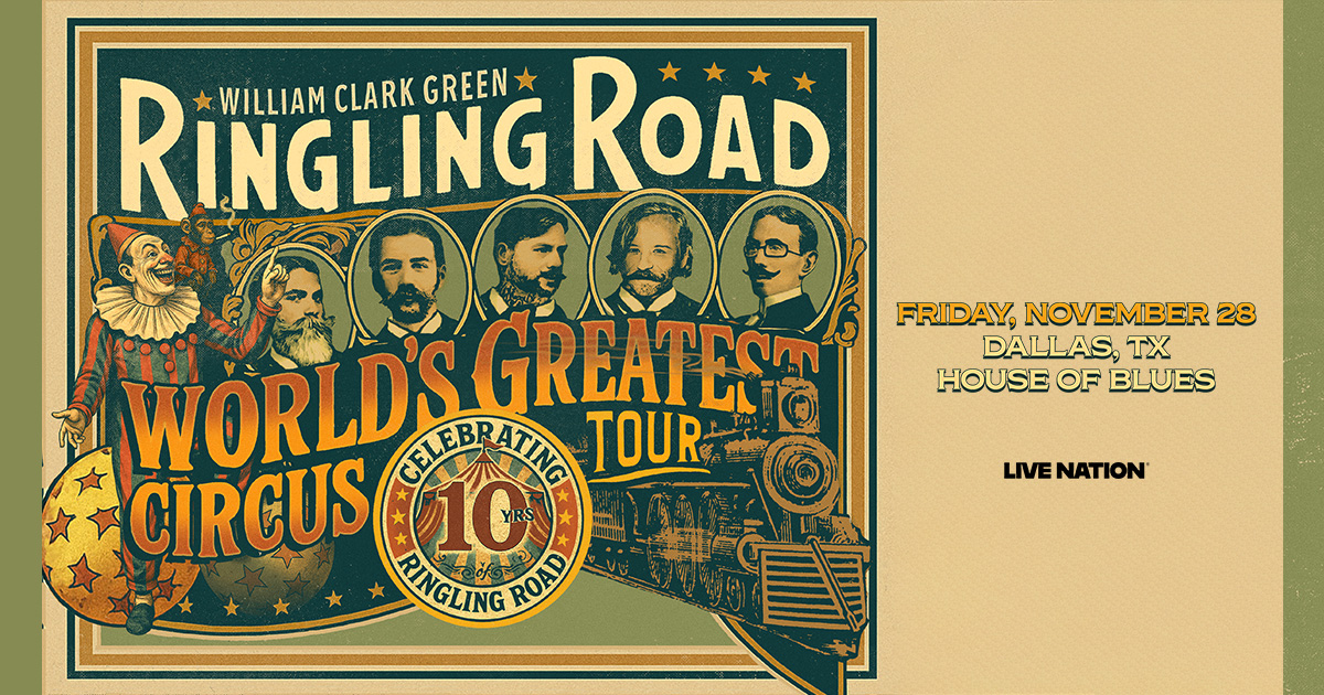 Win 2 tickets to William Clark Green!
