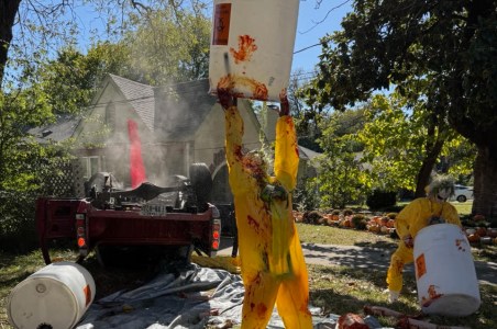 Photos: Dallas Man Returns with Another Viral Halloween Display