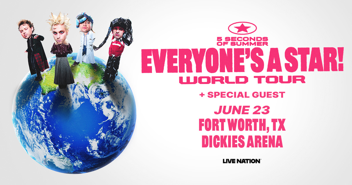 Win 2 tickets to 5 Seconds of Summer!