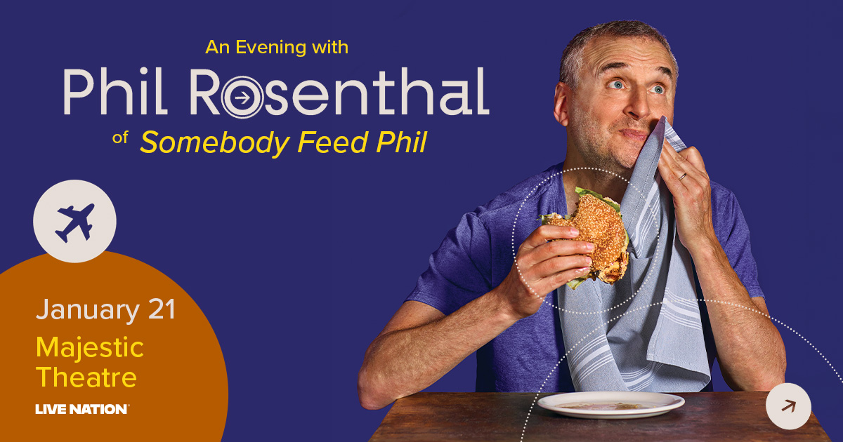Win 2 tickets to Phil Rosenthal!
