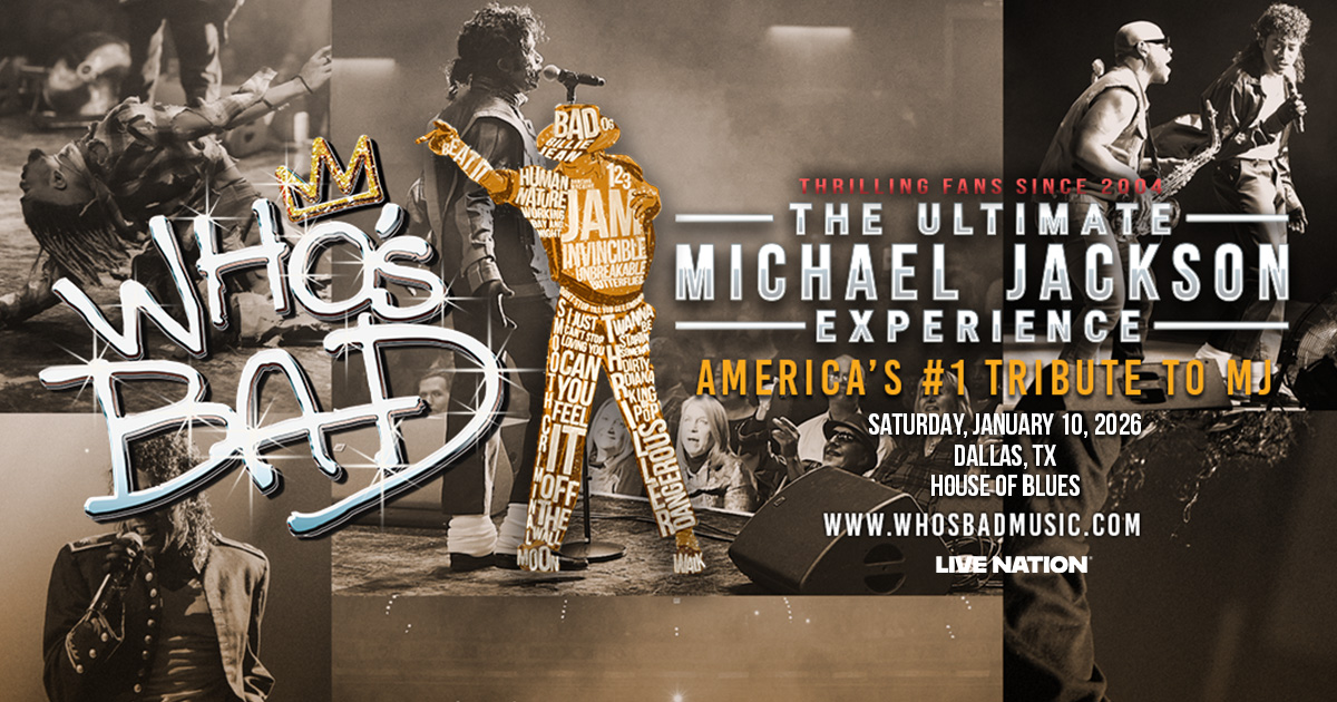 Win 2 tickets to Who’s Bad: The Ultimate Michael Jackson Experience!