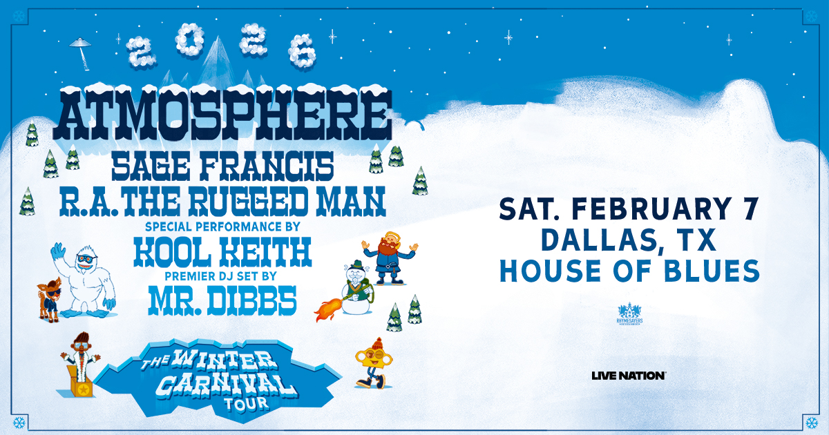 Win 2 tickets to Atmosphere!