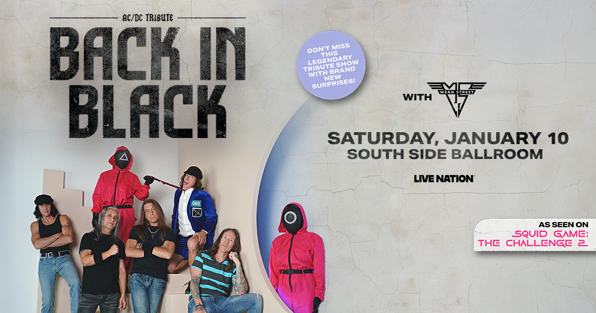 Win 2 tickets to Back In Black: AC/DC Tribute!