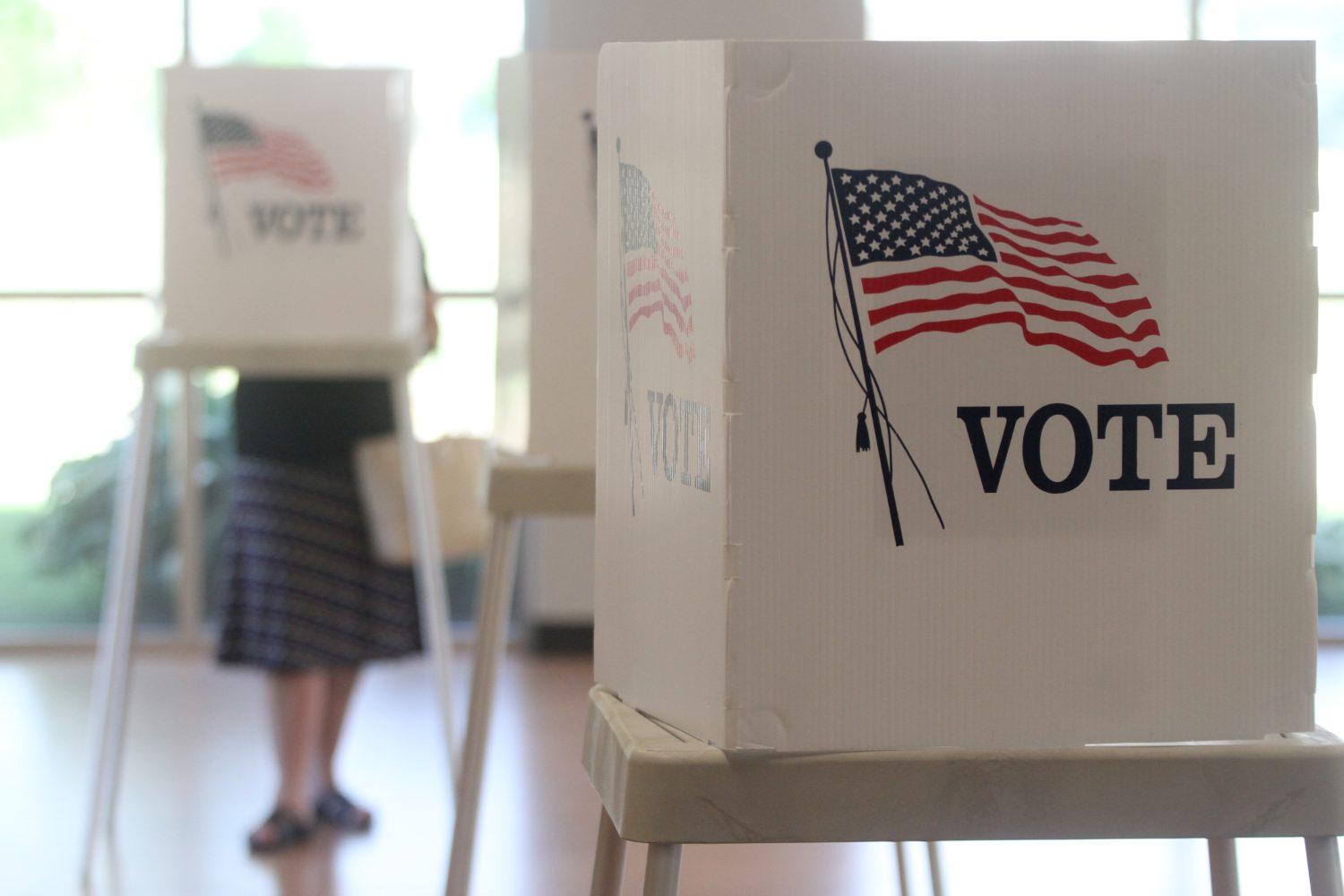 american election voting booth
