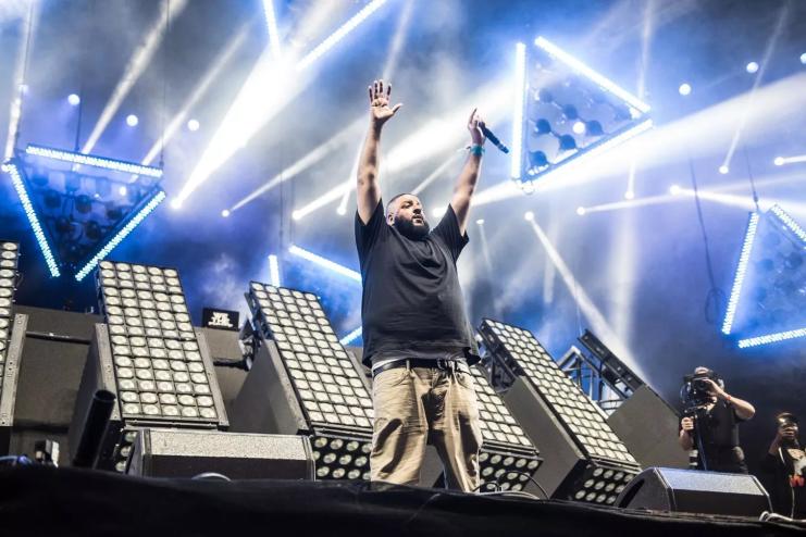 Man on stage