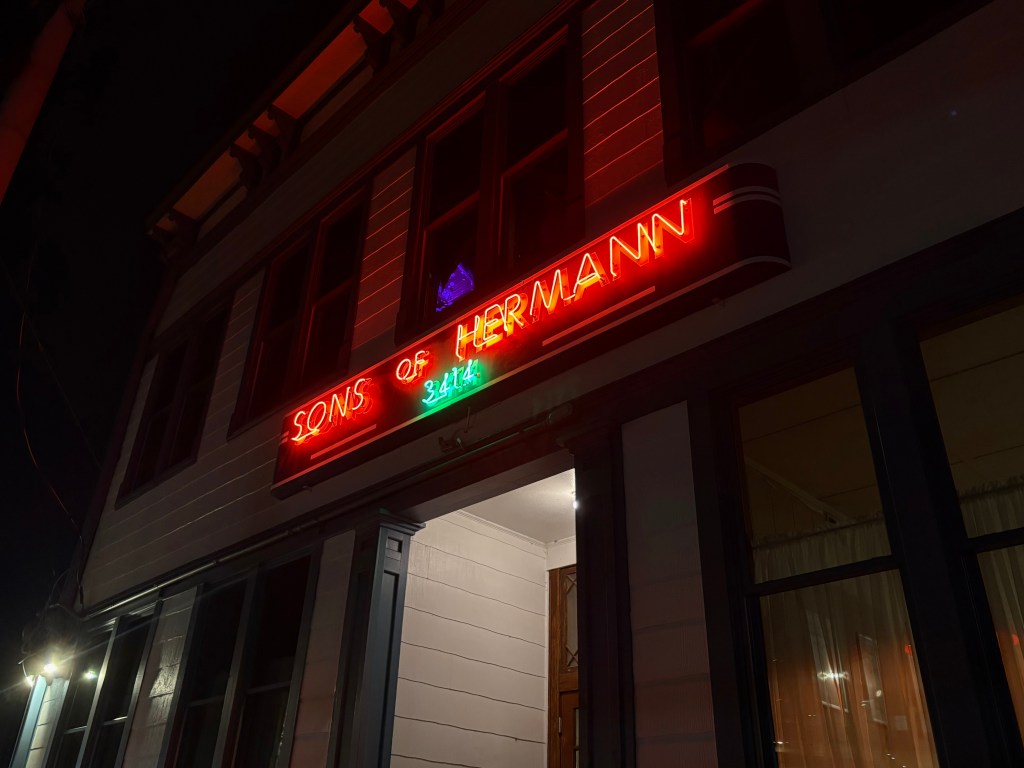 Sign of Sons of Hermann Hall