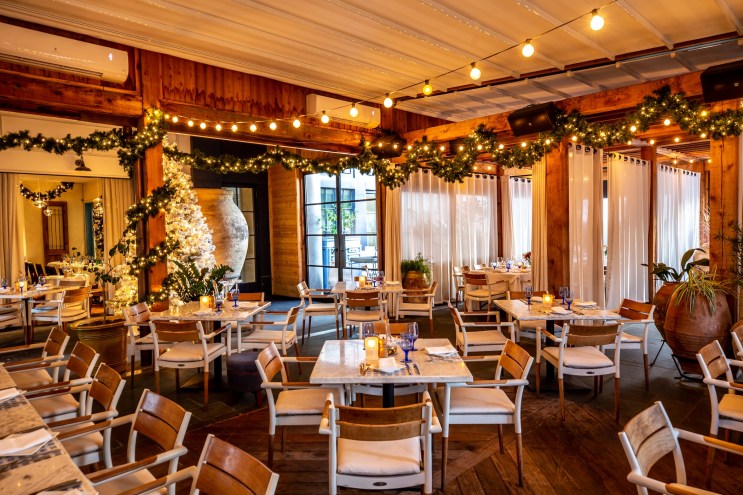 The terraza at Dolce Rivera