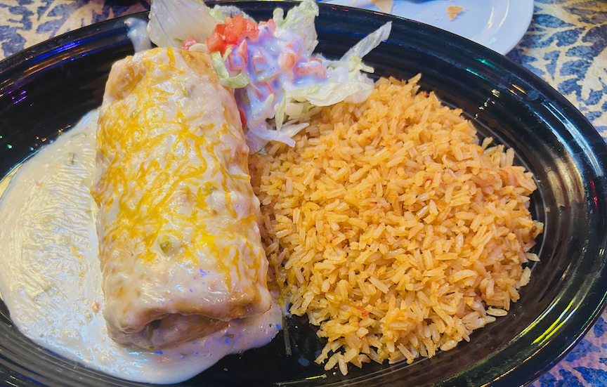 Chicken Chimichanga at El Norte in Plano