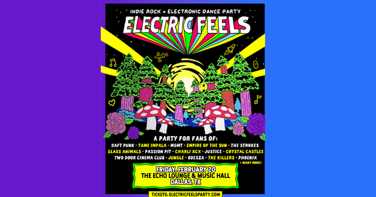 Win 2 tickets to Electric Feels!