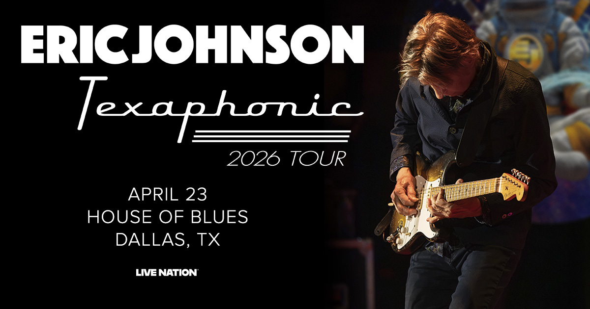 Win 2 tickets to Eric Johnson!