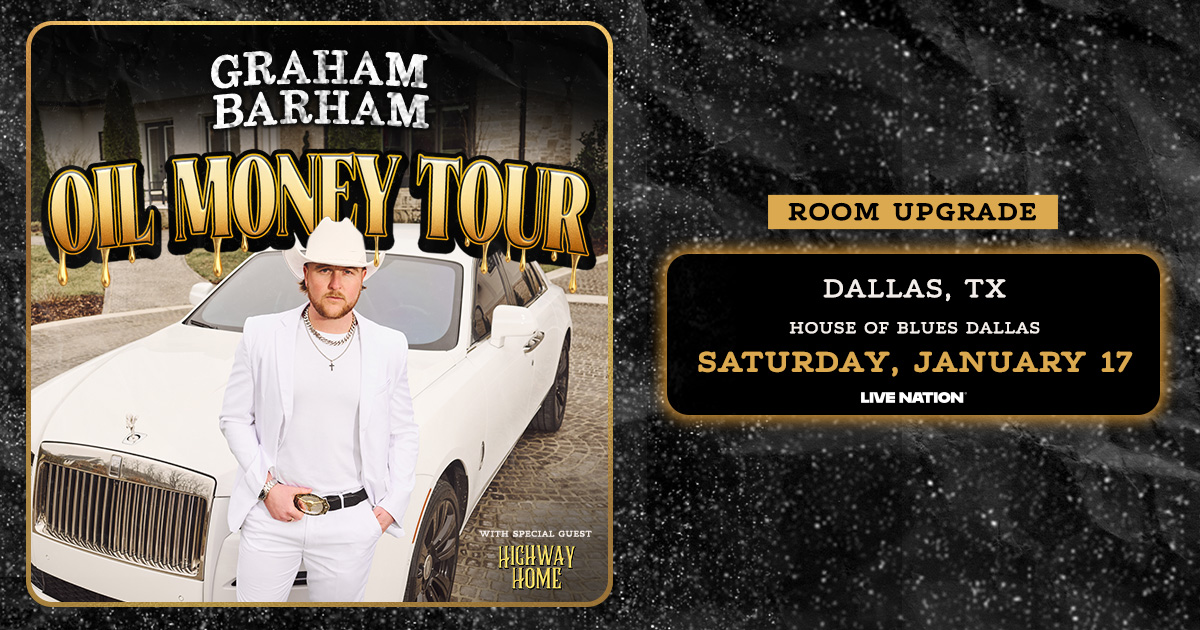 Win 2 tickets to Graham Barham!