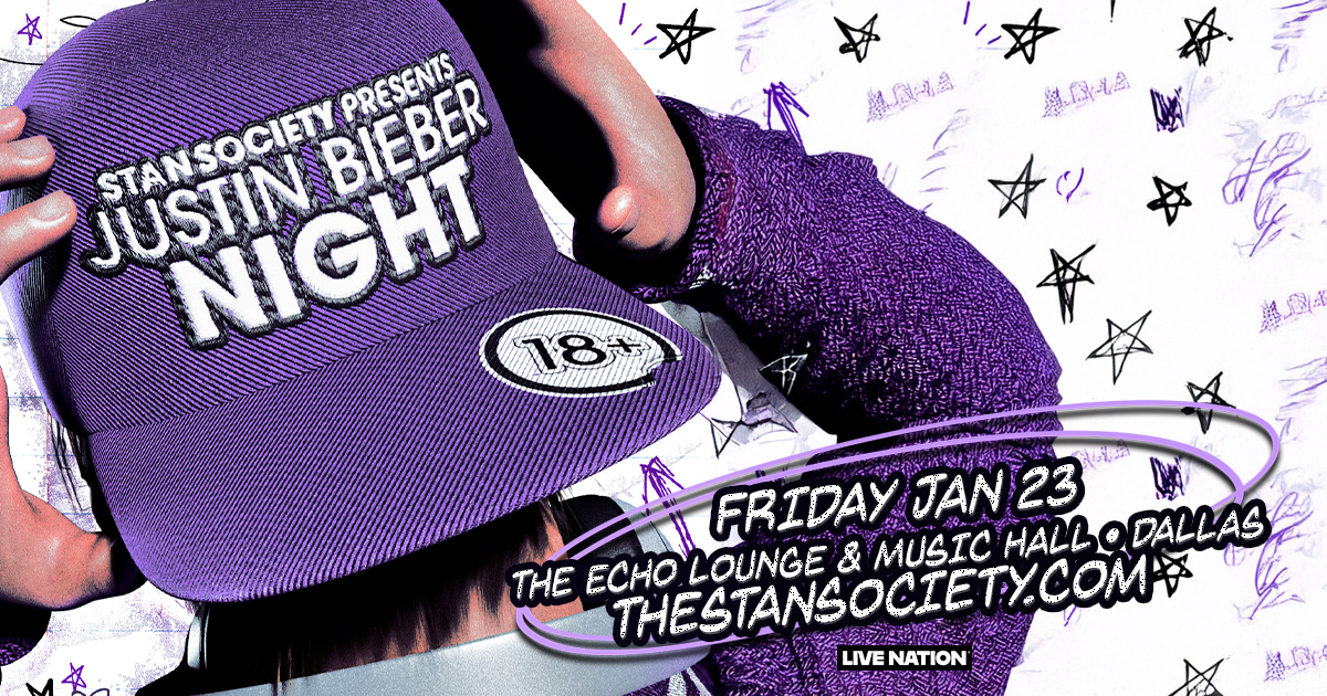Win 2 tickets to Justin Bieber Night Presented by Stan Society (18+)!