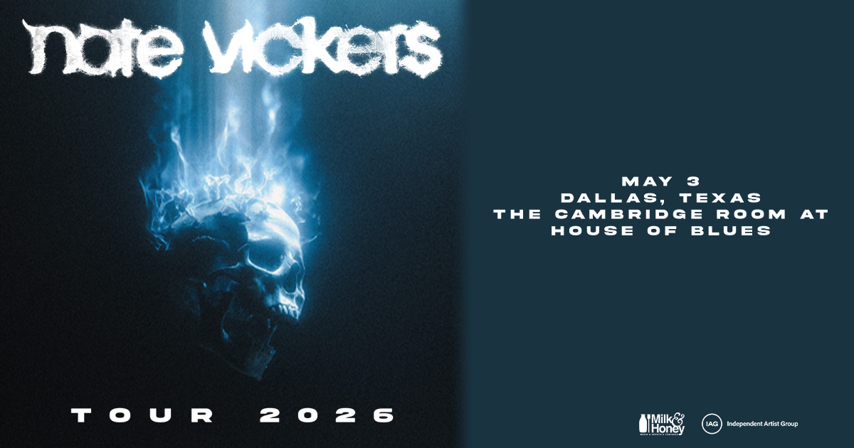 Win 2 tickets to Nate Vickers!