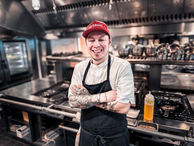 Chef Eduardo Osorio at Meridian
