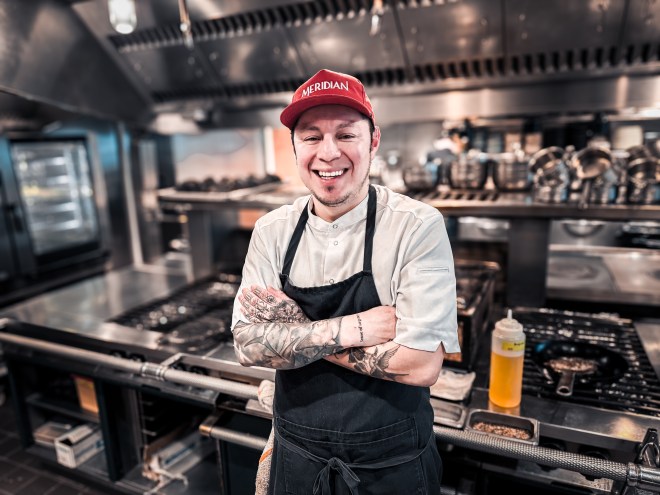 Chef Eduardo Osorio at Meridian