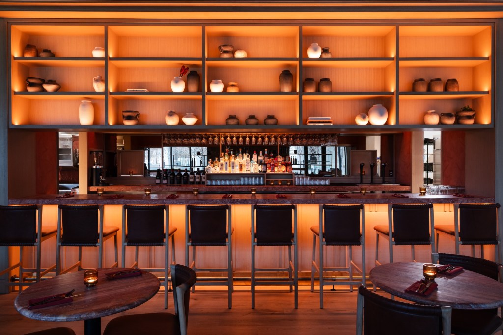 the bar at Little Ruby's