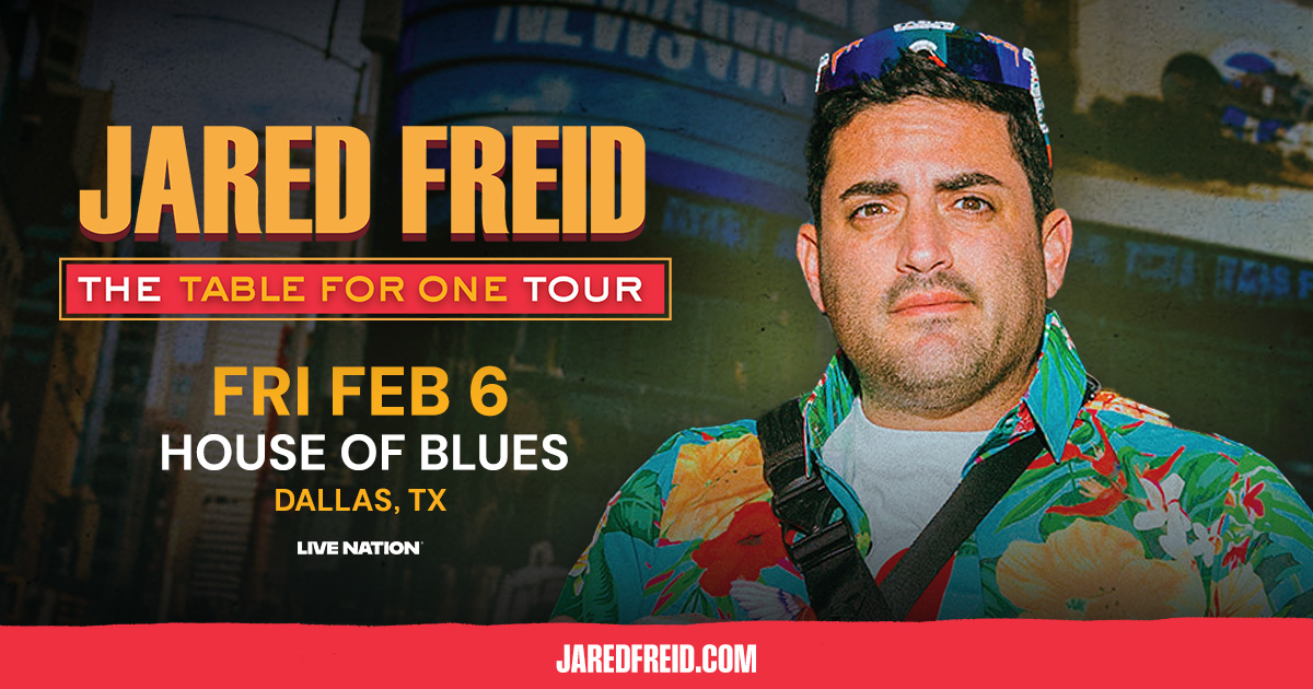 Win 2 tickets to Jared Freid!