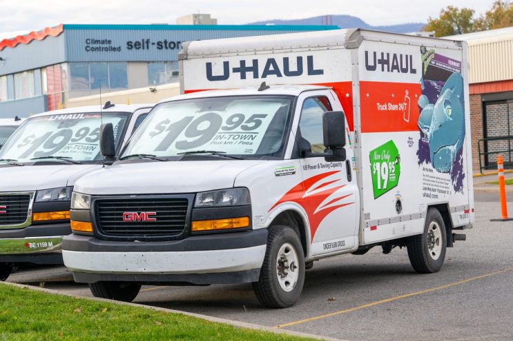 U-Haul moving truck