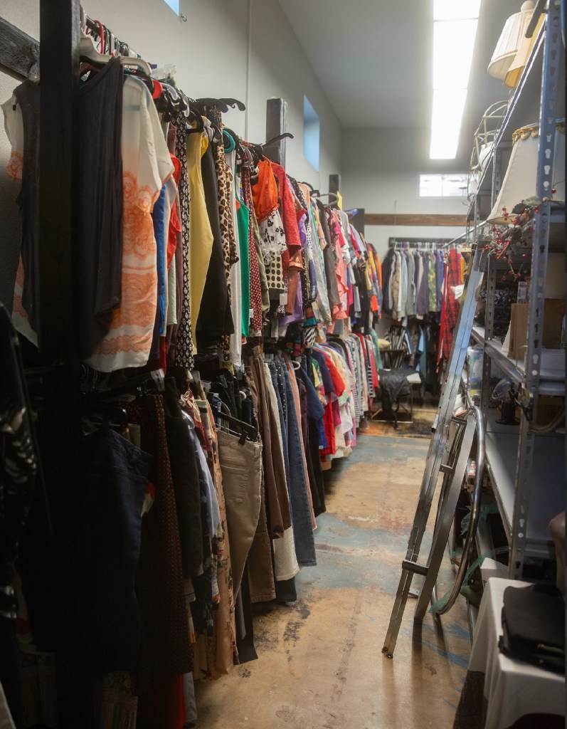 EV's Vintage clothing racks