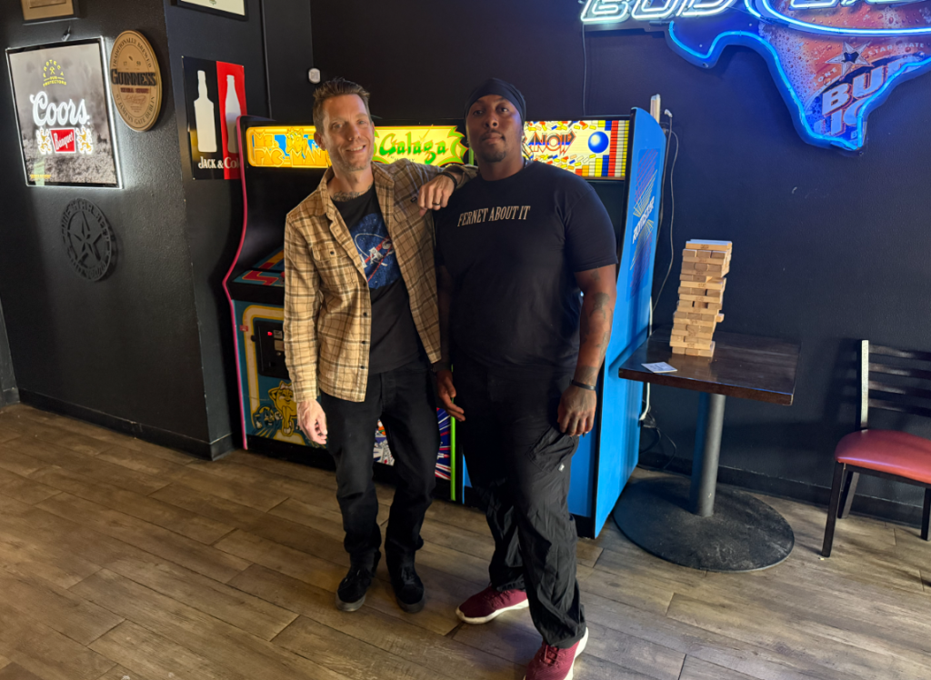 Rising Tides owner Alex Fletcher with culinary director Wadell Hodges.