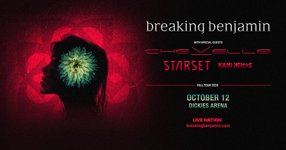 Win 2 tickets to Breaking Benjamin!