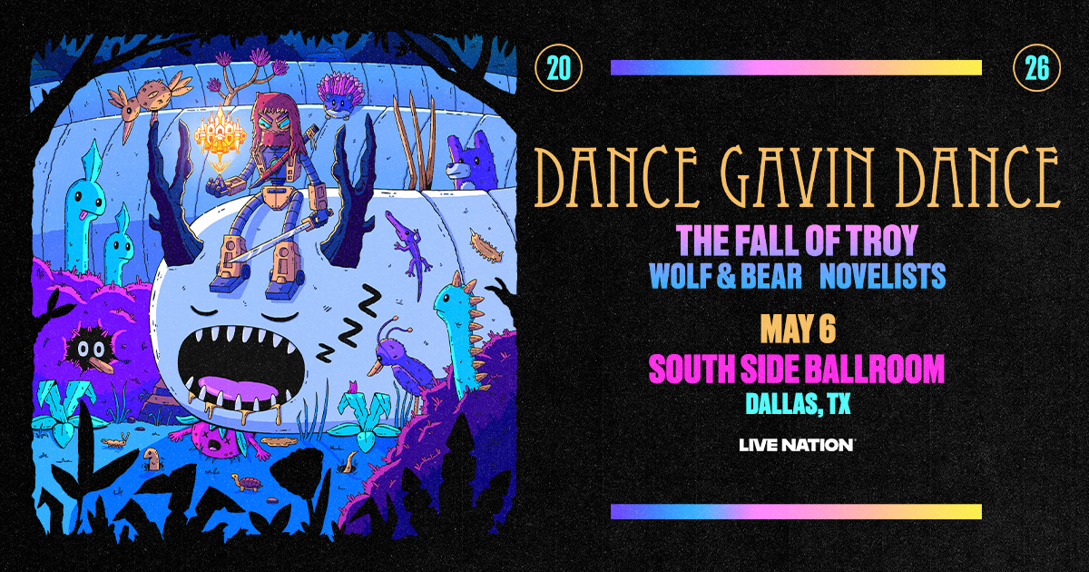 Win 2 tickets to Dance Gavin Dance!