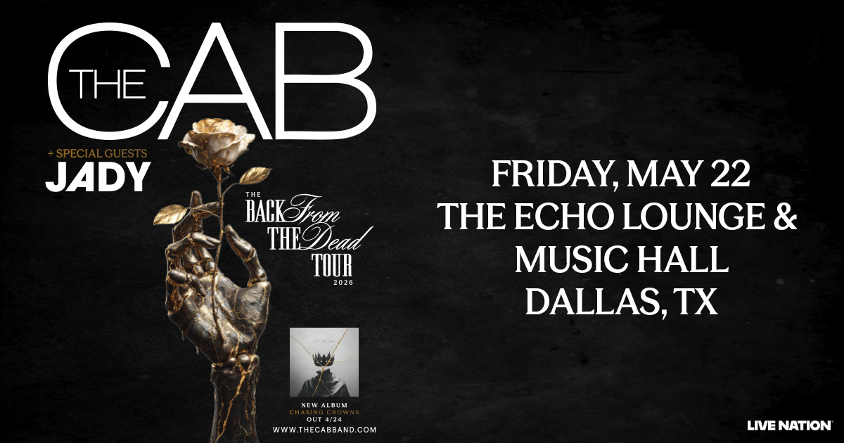 Win 2 tickets to The Cab!