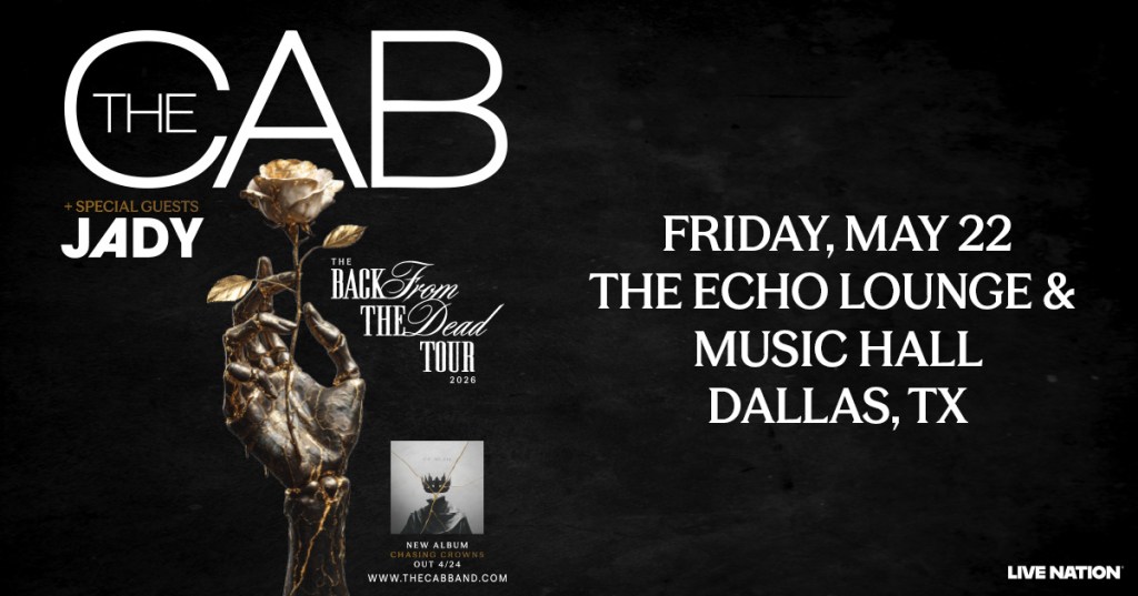 Win 2 tickets to The Cab!