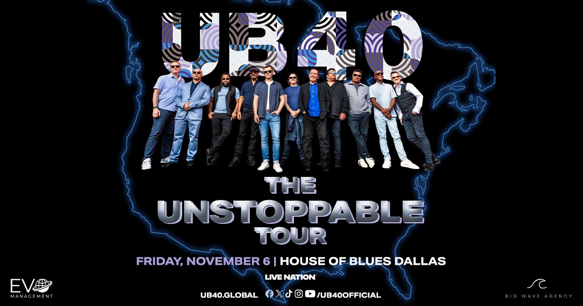 Win 2 tickets to UB40!