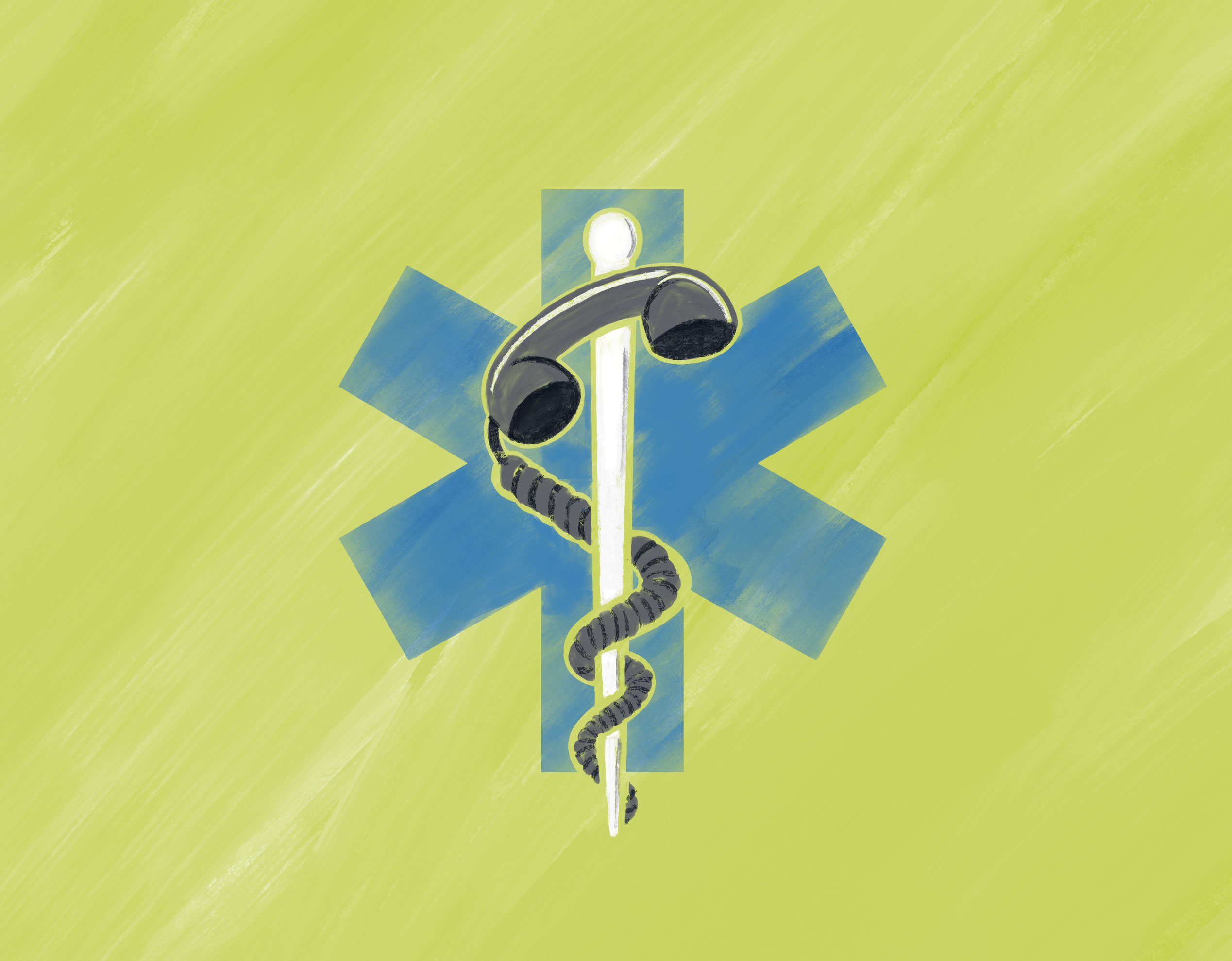 Garland telehealth illustration