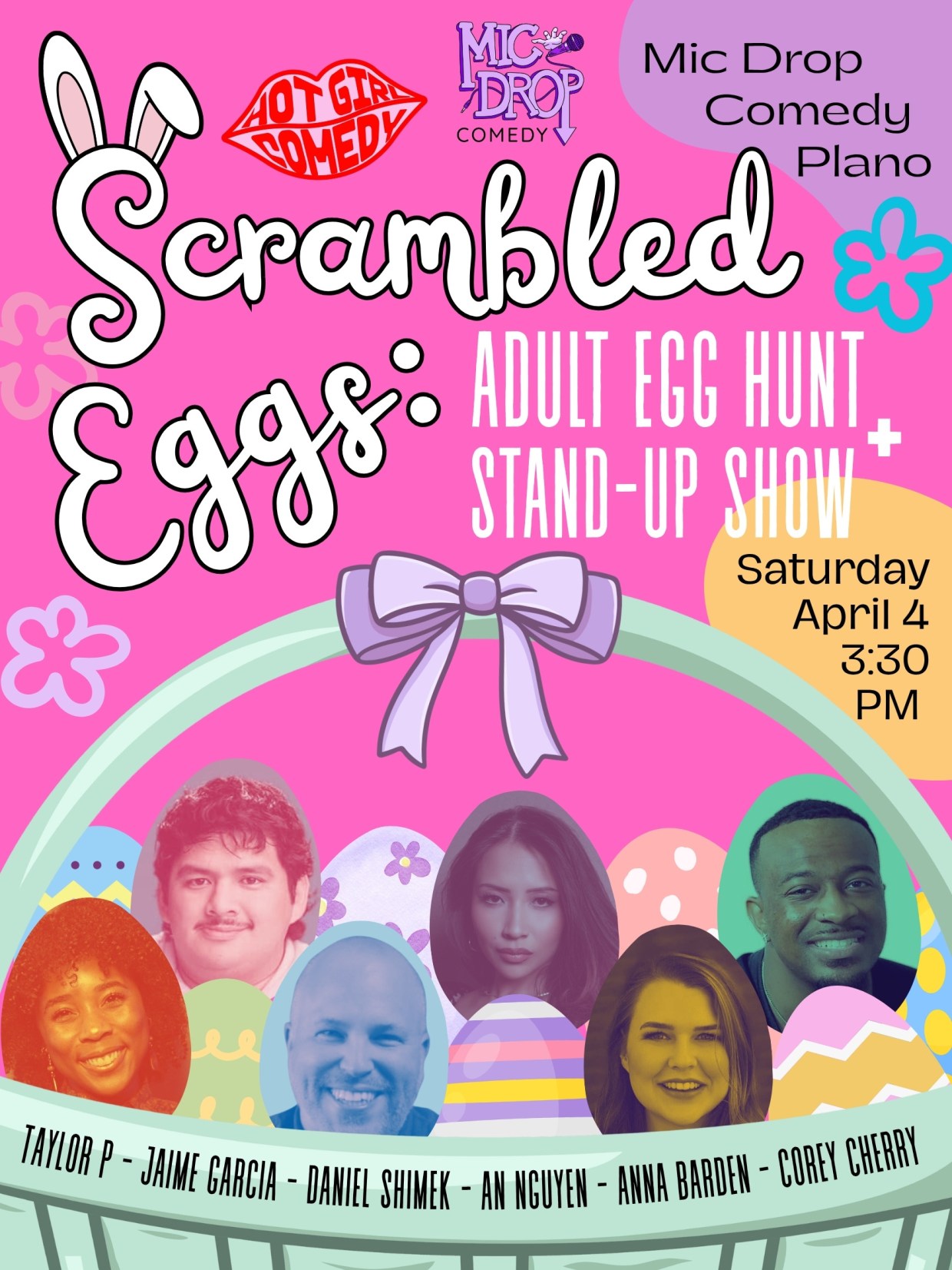 Win 2 VIP tickets to Adult Easter Egg Hunt & Stand Up Comedy Show!