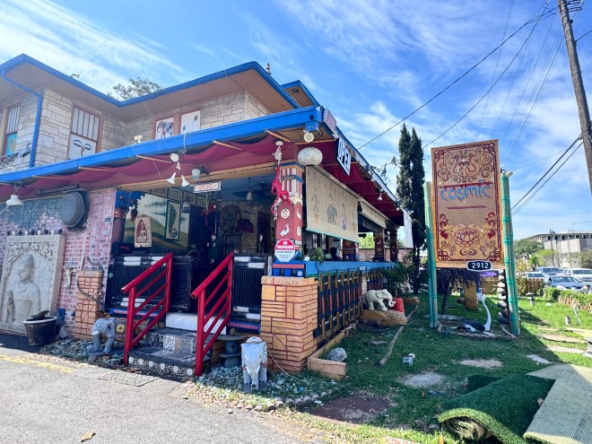 Exterior of Cosmic Cafe